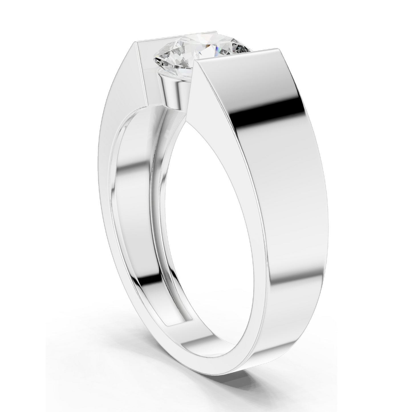 1.5 CT Lab-Grown Diamond Solitaire Ring for Women | VVS-VS EF Clarity | Available in 18KT, 14KT, 10KT Gold & 925 Silver | Rose, Yellow, White Gold & Moissanite Options