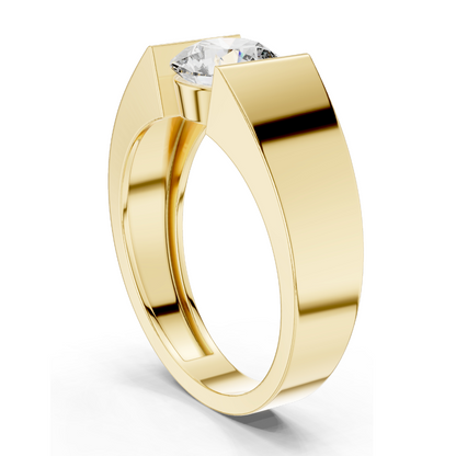 1.5 CT Lab-Grown Diamond Solitaire Ring for Women | VVS-VS EF Clarity | Available in 18KT, 14KT, 10KT Gold & 925 Silver | Rose, Yellow, White Gold & Moissanite Options