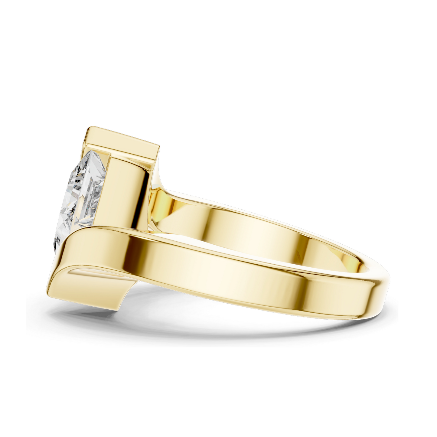 2 CT Lab Diamond Ladies Ring | VVS-VS EF Clarity | 18KT, 14KT, 10KT Gold & 925 Silver | Rose, Yellow, White Gold & Moissanite Options