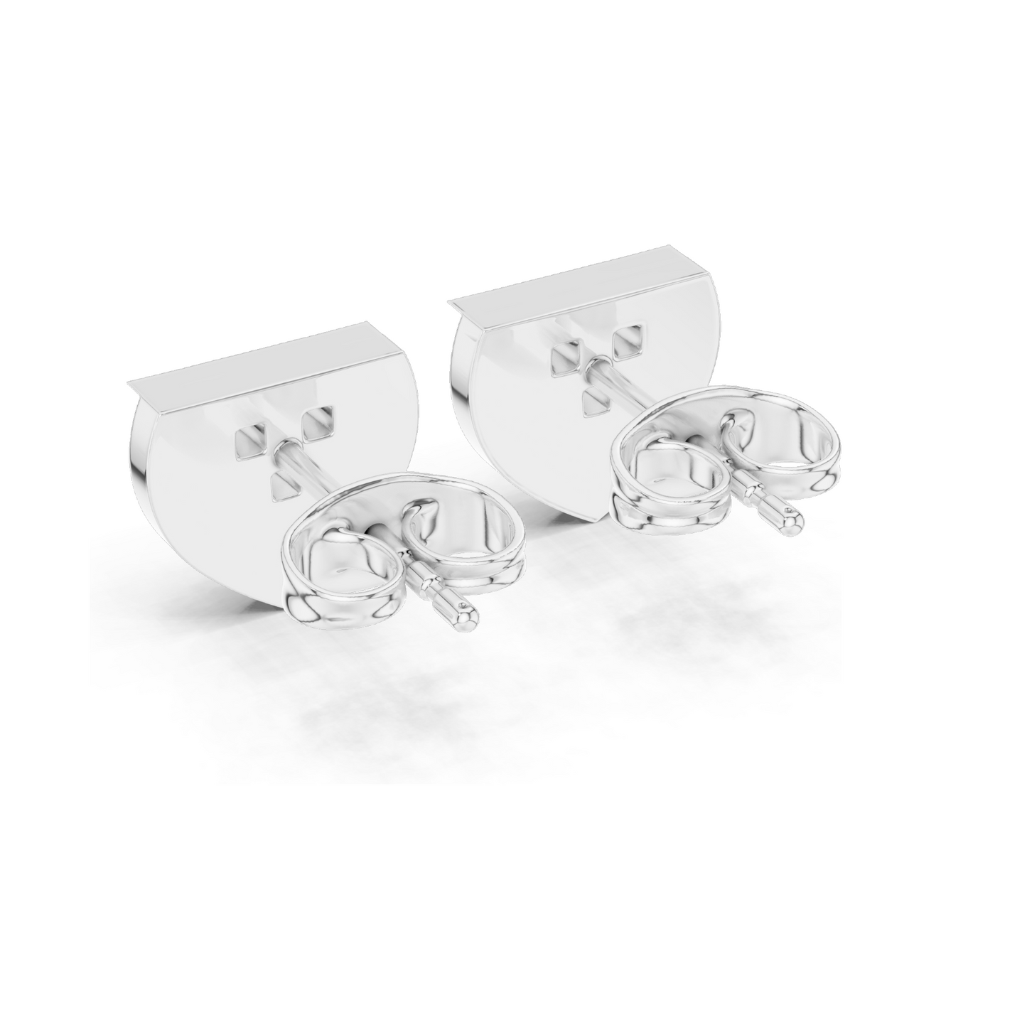 Elegant Lab Diamond Earrings | VVS-VS EF Clarity | 18KT, 14KT, 10KT Gold & 925 Silver | Rose, Yellow, White Gold | Moissanite & Lab Diamond Options