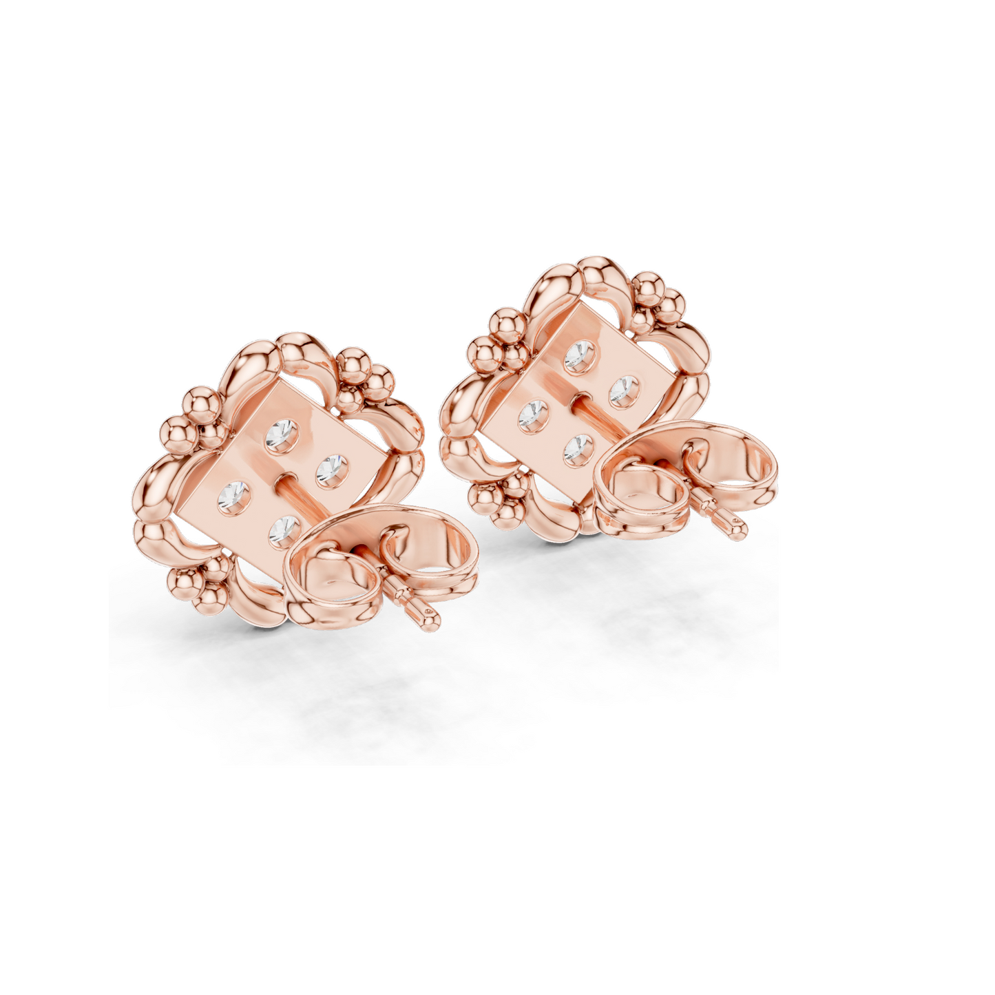 0.52 CT Lab Diamond Earrings for Women | VVS-VS EF Clarity | 18KT, 14KT, 10KT Gold & 925 Silver | Rose, Yellow, White Gold & Moissanite Options