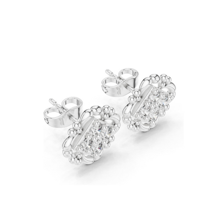 0.52 CT Lab Diamond Earrings for Women | VVS-VS EF Clarity | 18KT, 14KT, 10KT Gold & 925 Silver | Rose, Yellow, White Gold & Moissanite Options