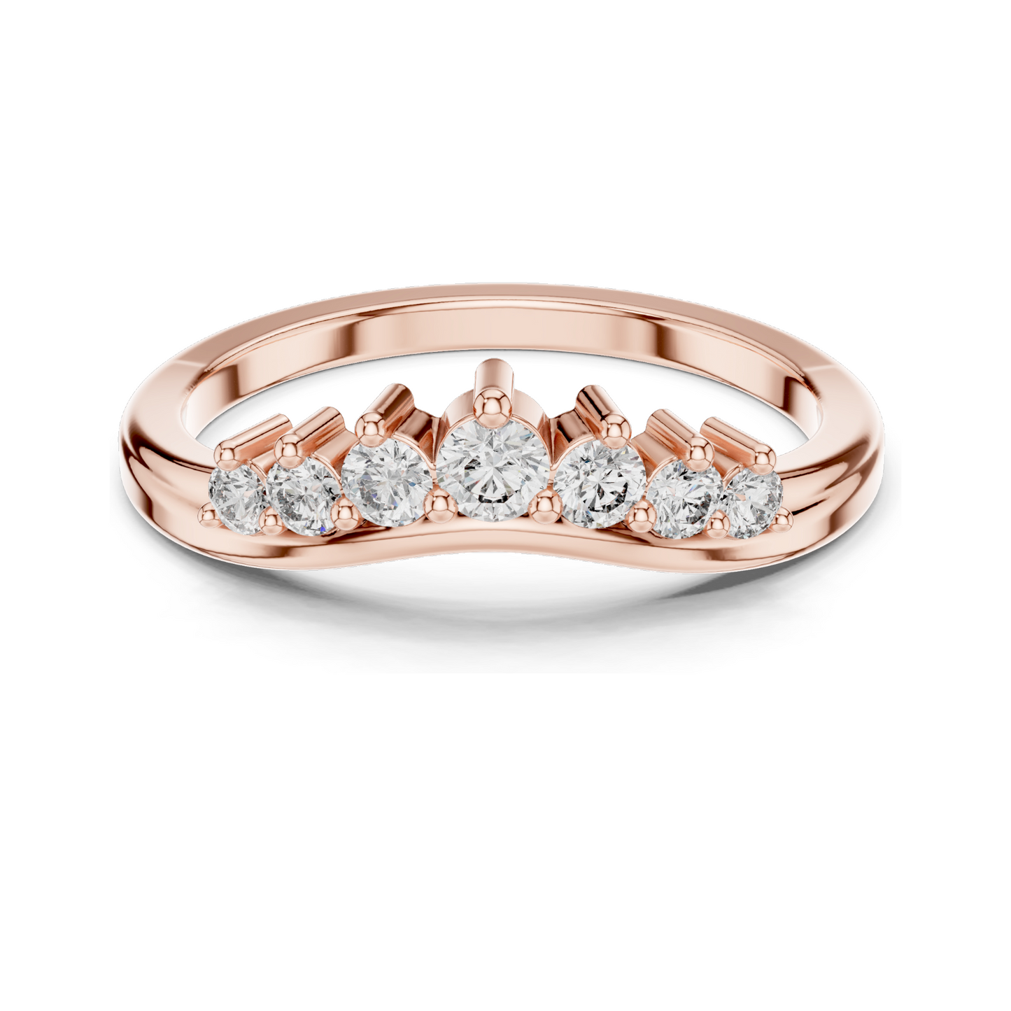 0.255 CT Lab Diamond Engagement Ring for Women | VVS-VS EF Clarity | 18KT, 14KT, 10KT Gold & 925 Silver | Rose, Yellow, White Gold & Moissanite Options