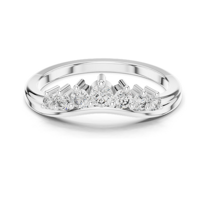 0.255 CT Lab Diamond Engagement Ring for Women | VVS-VS EF Clarity | 18KT, 14KT, 10KT Gold & 925 Silver | Rose, Yellow, White Gold & Moissanite Options