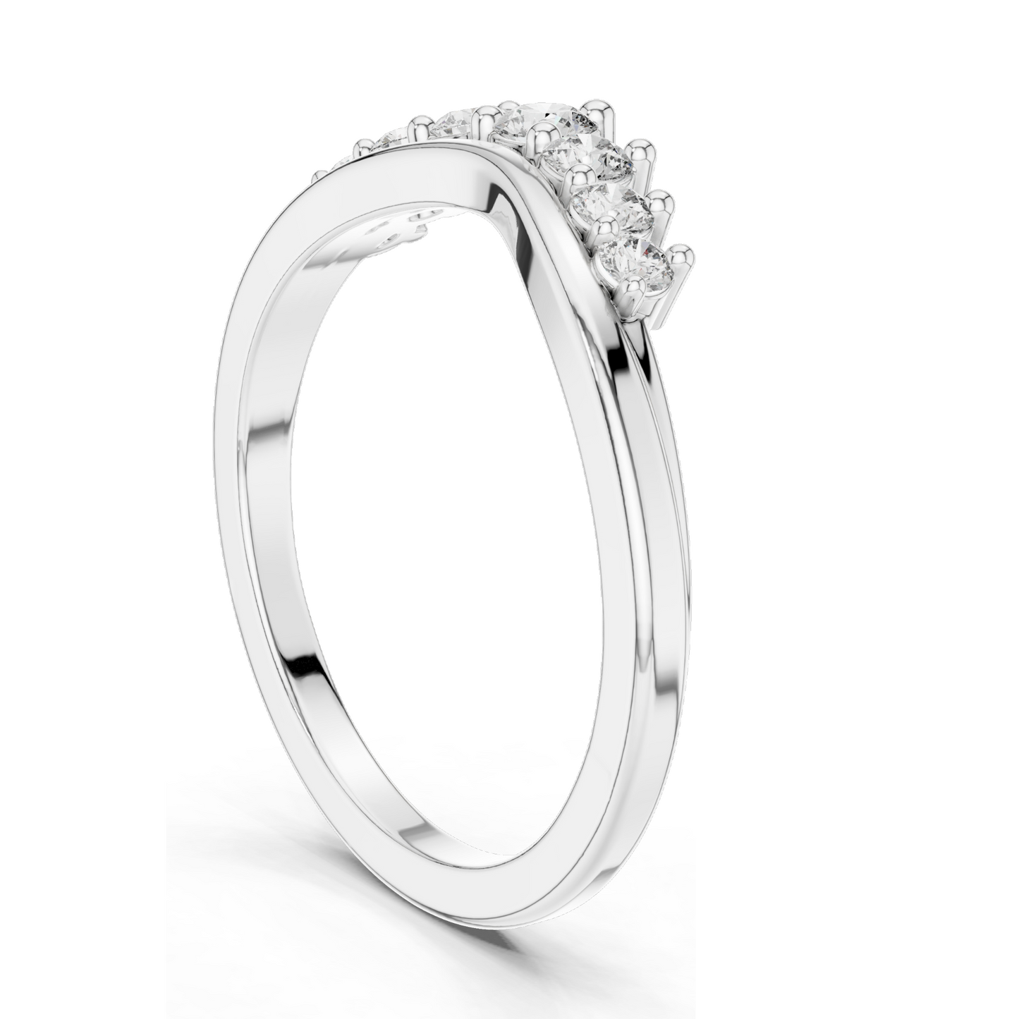 0.255 CT Lab Diamond Engagement Ring for Women | VVS-VS EF Clarity | 18KT, 14KT, 10KT Gold & 925 Silver | Rose, Yellow, White Gold & Moissanite Options