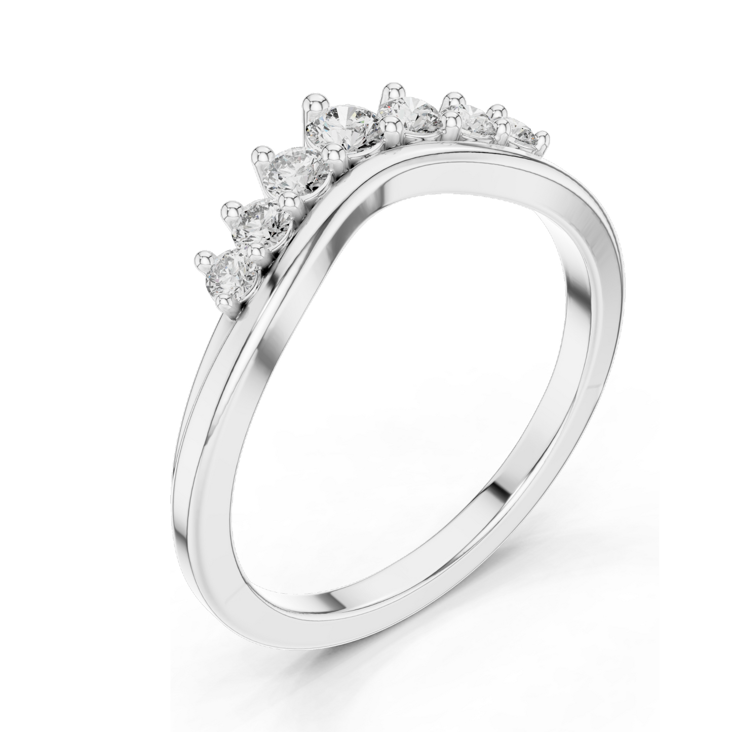 0.255 CT Lab Diamond Engagement Ring for Women | VVS-VS EF Clarity | 18KT, 14KT, 10KT Gold & 925 Silver | Rose, Yellow, White Gold & Moissanite Options