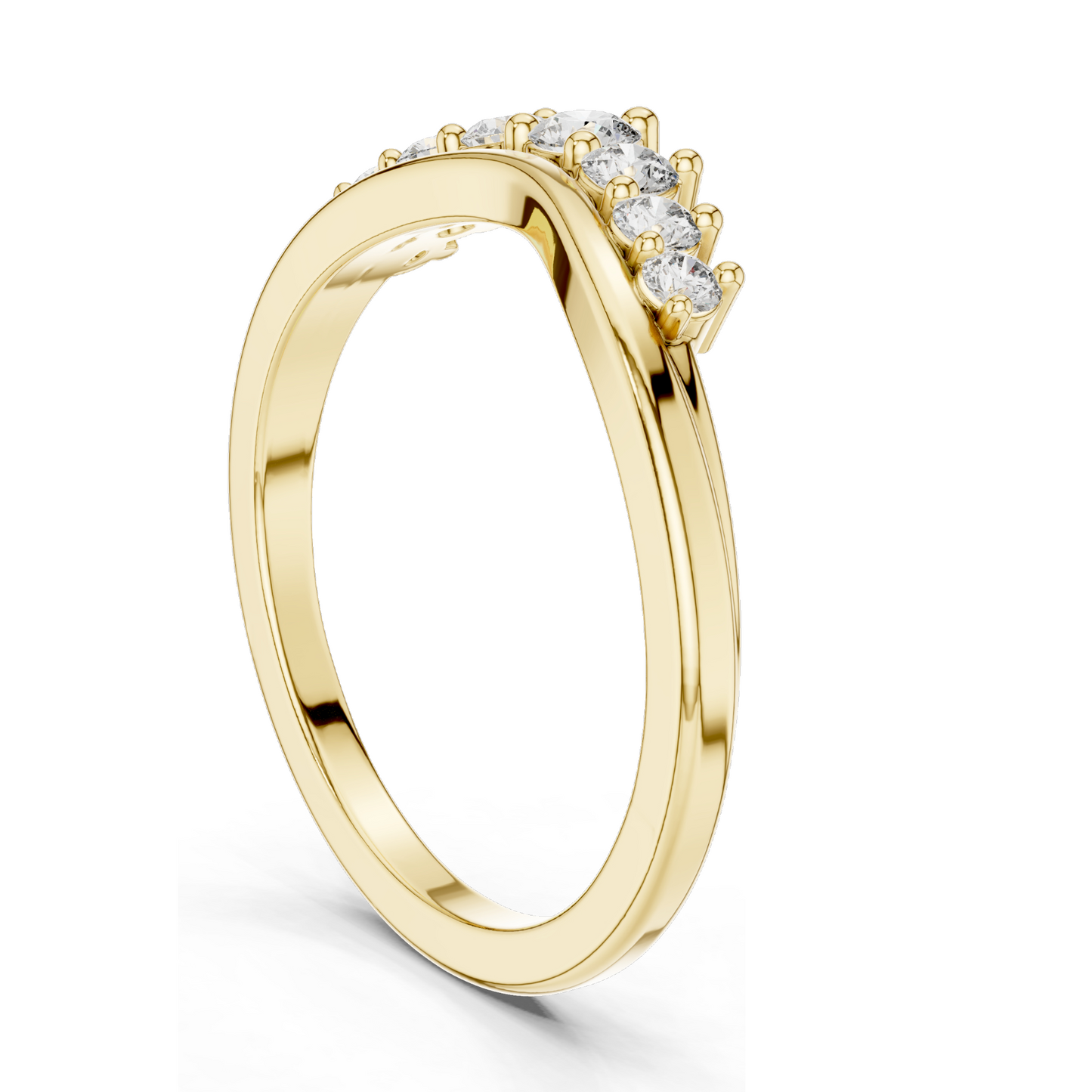 0.255 CT Lab Diamond Engagement Ring for Women | VVS-VS EF Clarity | 18KT, 14KT, 10KT Gold & 925 Silver | Rose, Yellow, White Gold & Moissanite Options