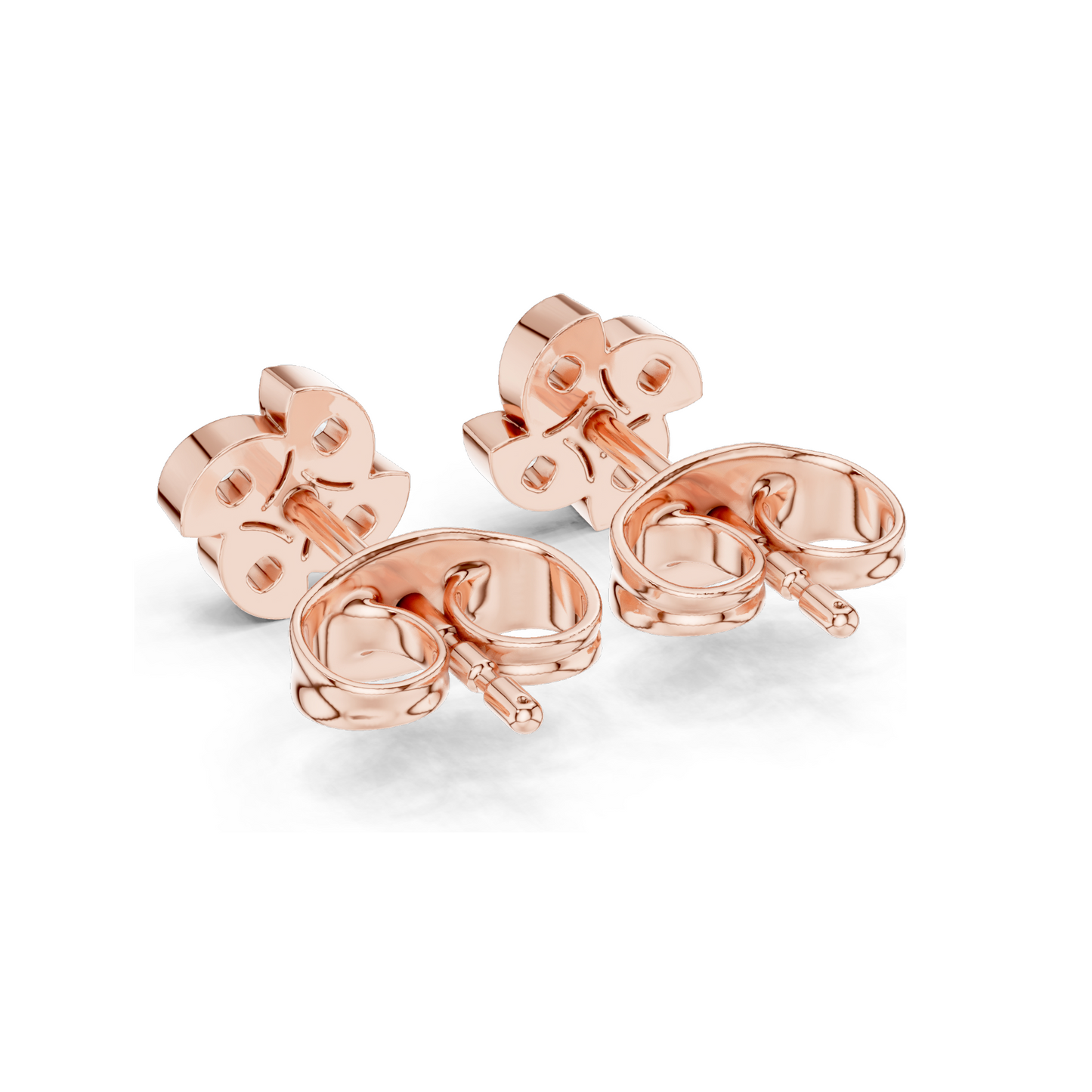 Lab-Grown Diamond Cluster Earrings – 0.144 CT | VVS-VS EF Clarity | Available in 18KT, 14KT, 10KT Gold & 925 Silver | Moissanite & Diamond Options | Rose, Yellow, White Gold