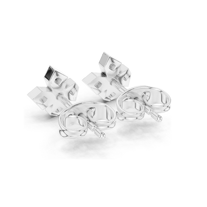 Lab Grown Diamond Cross Earrings | 0.184 CT VVS-VS Clarity | 18KT, 14KT, 10KT Gold & 925 Silver | Rose, Yellow, White Gold & Moissanite Options