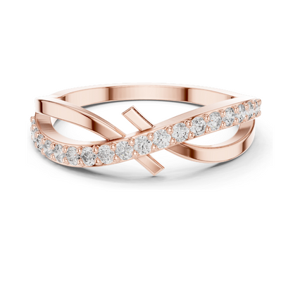 0.266 CT Lab Grown Diamond Ladies Ring | VVS-VS Clarity | 18KT, 14KT, 10KT Gold & 925 Silver | Rose, Yellow, White Gold & Moissanite Options