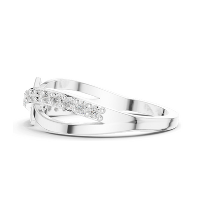 0.266 CT Lab Grown Diamond Ladies Ring | VVS-VS Clarity | 18KT, 14KT, 10KT Gold & 925 Silver | Rose, Yellow, White Gold & Moissanite Options
