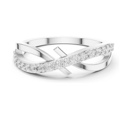 0.266 CT Lab Grown Diamond Ladies Ring | VVS-VS Clarity | 18KT, 14KT, 10KT Gold & 925 Silver | Rose, Yellow, White Gold & Moissanite Options