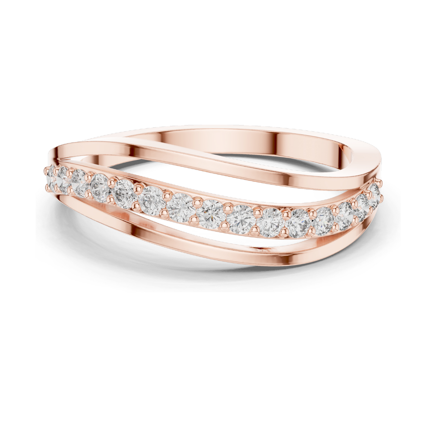 ✨ Elegant 0.225 CT Lab-Grown Diamond Ladies Ring | VVS-VS EF Clarity | 18KT, 14KT, 10KT Gold & 925 Silver | Rose, Yellow, White Gold & Moissanite Options