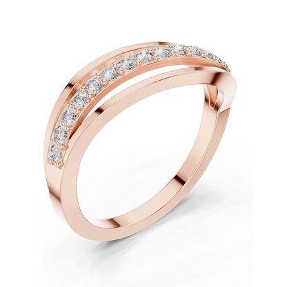 ✨ Elegant 0.225 CT Lab-Grown Diamond Ladies Ring | VVS-VS EF Clarity | 18KT, 14KT, 10KT Gold & 925 Silver | Rose, Yellow, White Gold & Moissanite Options