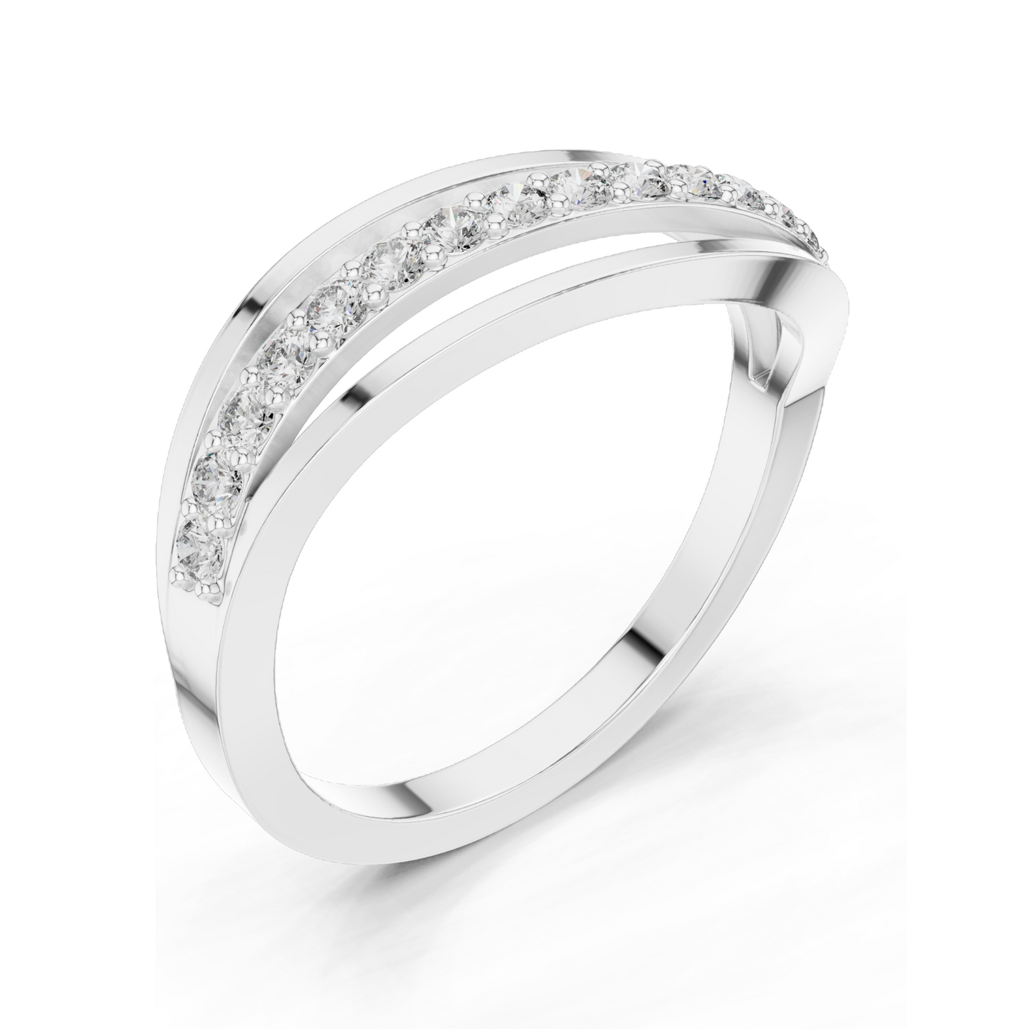 ✨ Elegant 0.225 CT Lab-Grown Diamond Ladies Ring | VVS-VS EF Clarity | 18KT, 14KT, 10KT Gold & 925 Silver | Rose, Yellow, White Gold & Moissanite Options