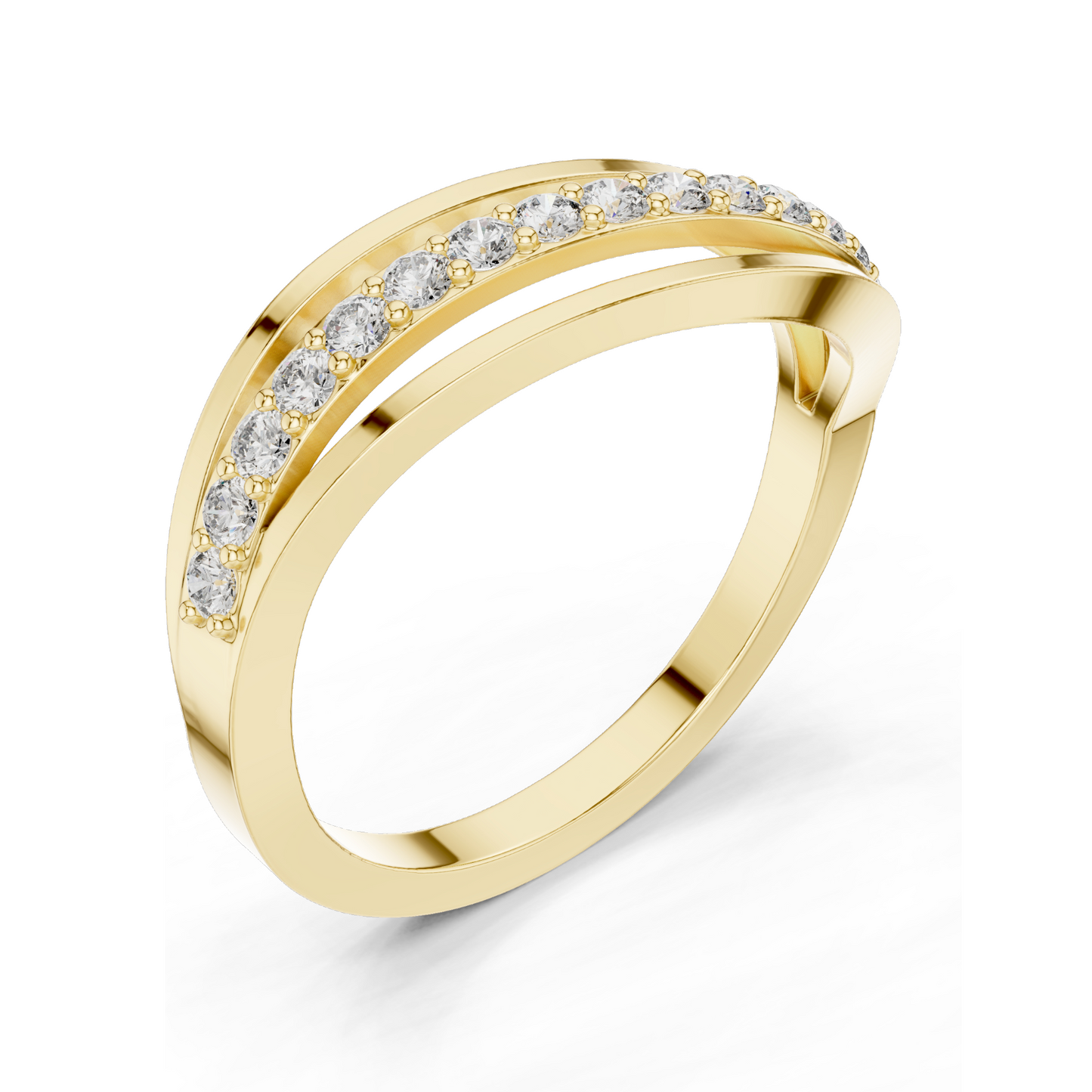 ✨ Elegant 0.225 CT Lab-Grown Diamond Ladies Ring | VVS-VS EF Clarity | 18KT, 14KT, 10KT Gold & 925 Silver | Rose, Yellow, White Gold & Moissanite Options