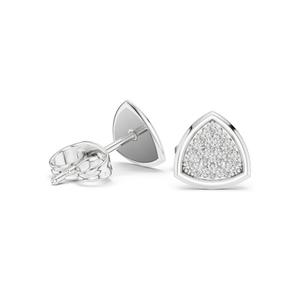 0.156 CT Lab Diamond & Moissanite Earrings for Women | VVS-VS EF Clarity | 18KT, 14KT, 10KT Gold & 925 Silver | Rose, Yellow, White Gold Options