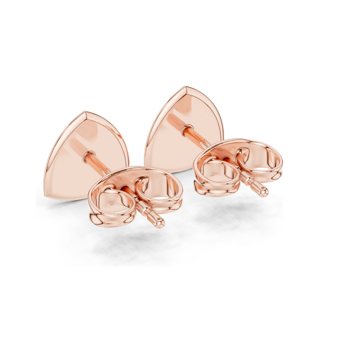 0.156 CT Lab Diamond & Moissanite Earrings for Women | VVS-VS EF Clarity | 18KT, 14KT, 10KT Gold & 925 Silver | Rose, Yellow, White Gold Options