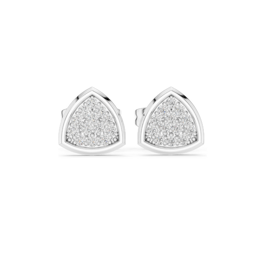 0.156 CT Lab Diamond & Moissanite Earrings for Women | VVS-VS EF Clarity | 18KT, 14KT, 10KT Gold & 925 Silver | Rose, Yellow, White Gold Options