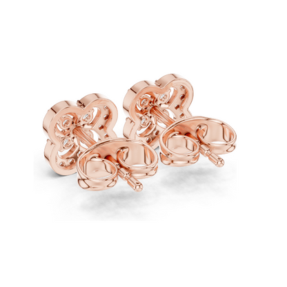 0.24 CT Lab Diamond Earrings | VVS-VS EF Clarity | 18KT, 14KT, 10KT Gold & 925 Silver | Rose, Yellow, White Gold & Moissanite Options