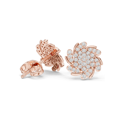 0.334 CT Lab Diamond Earrings for Women | VVS-VS Clarity | 18KT, 14KT, 10KT Gold & 925 Silver | Rose, Yellow, White Gold & Moissanite Options