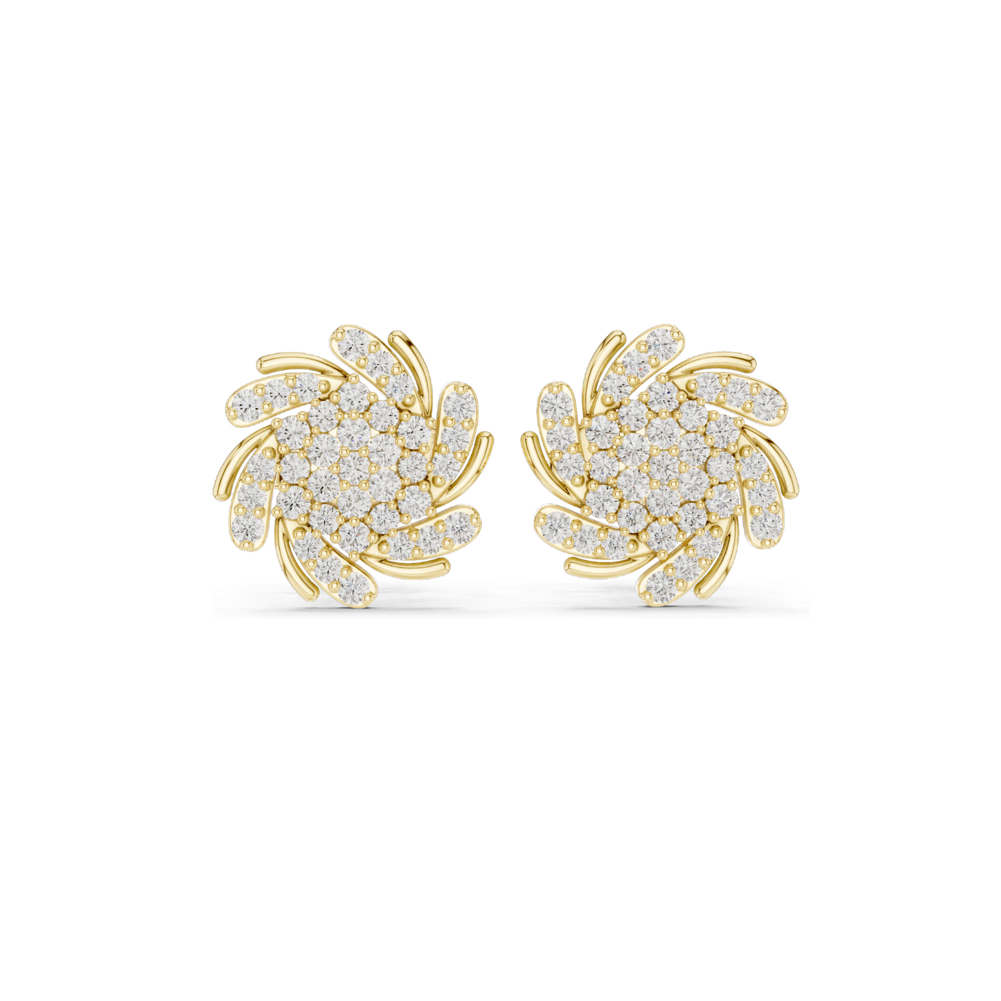 0.334 CT Lab Diamond Earrings for Women | VVS-VS Clarity | 18KT, 14KT, 10KT Gold & 925 Silver | Rose, Yellow, White Gold & Moissanite Options