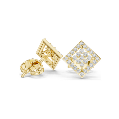 0.25 CT Lab Diamond Stud Earrings | VVS-VS Clarity | 18KT, 14KT, 10KT Gold & 925 Silver | Rose, Yellow, White Gold & Moissanite Options