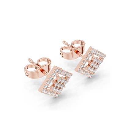0.25 CT Lab Diamond Stud Earrings | VVS-VS Clarity | 18KT, 14KT, 10KT Gold & 925 Silver | Rose, Yellow, White Gold & Moissanite Options