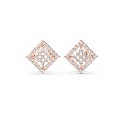 0.25 CT Lab Diamond Stud Earrings | VVS-VS Clarity | 18KT, 14KT, 10KT Gold & 925 Silver | Rose, Yellow, White Gold & Moissanite Options