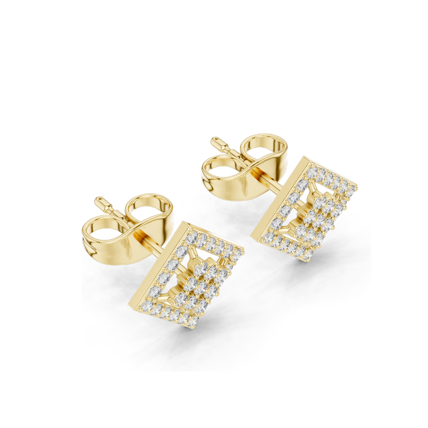 0.25 CT Lab Diamond Stud Earrings | VVS-VS Clarity | 18KT, 14KT, 10KT Gold & 925 Silver | Rose, Yellow, White Gold & Moissanite Options