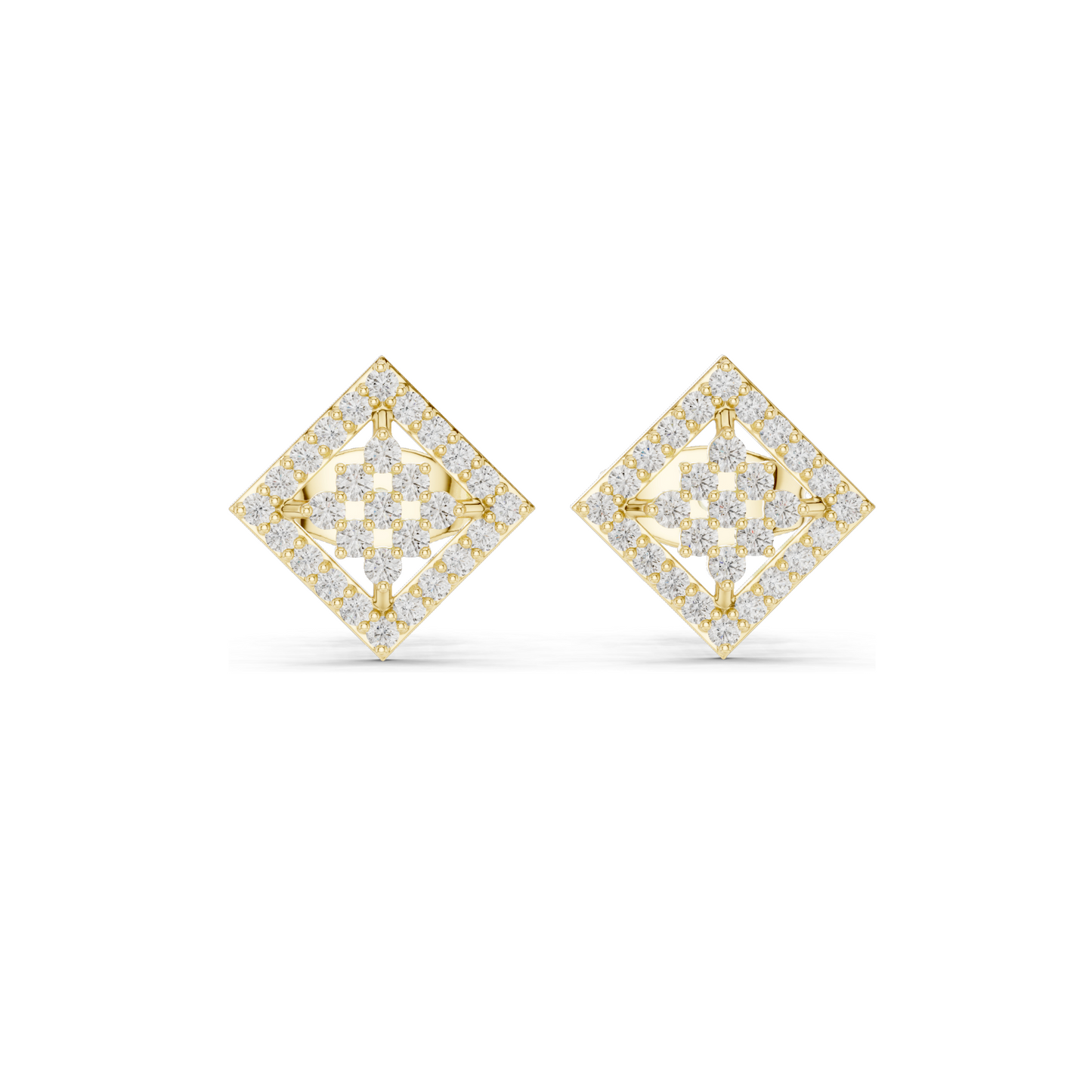 0.25 CT Lab Diamond Stud Earrings | VVS-VS Clarity | 18KT, 14KT, 10KT Gold & 925 Silver | Rose, Yellow, White Gold & Moissanite Options