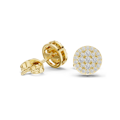 0.334 CT Lab Diamond Earrings for Women | VVS-VS EF Clarity | 18KT, 14KT, 10KT Gold & 925 Silver | Rose, Yellow, White Gold & Moissanite Options