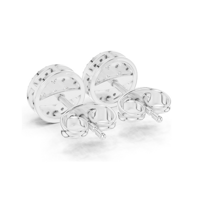0.334 CT Lab Diamond Earrings for Women | VVS-VS EF Clarity | 18KT, 14KT, 10KT Gold & 925 Silver | Rose, Yellow, White Gold & Moissanite Options