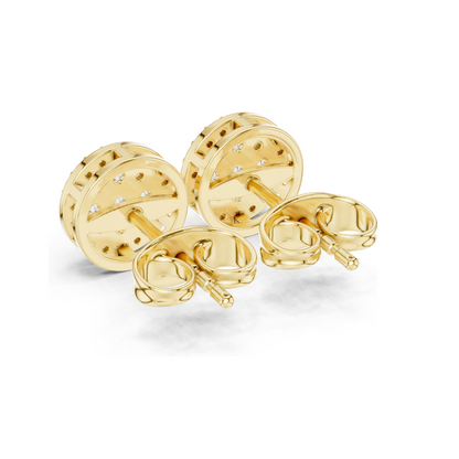 0.334 CT Lab Diamond Earrings for Women | VVS-VS EF Clarity | 18KT, 14KT, 10KT Gold & 925 Silver | Rose, Yellow, White Gold & Moissanite Options