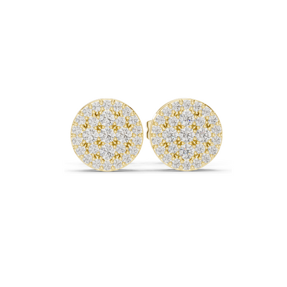 0.334 CT Lab Diamond Earrings for Women | VVS-VS EF Clarity | 18KT, 14KT, 10KT Gold & 925 Silver | Rose, Yellow, White Gold & Moissanite Options