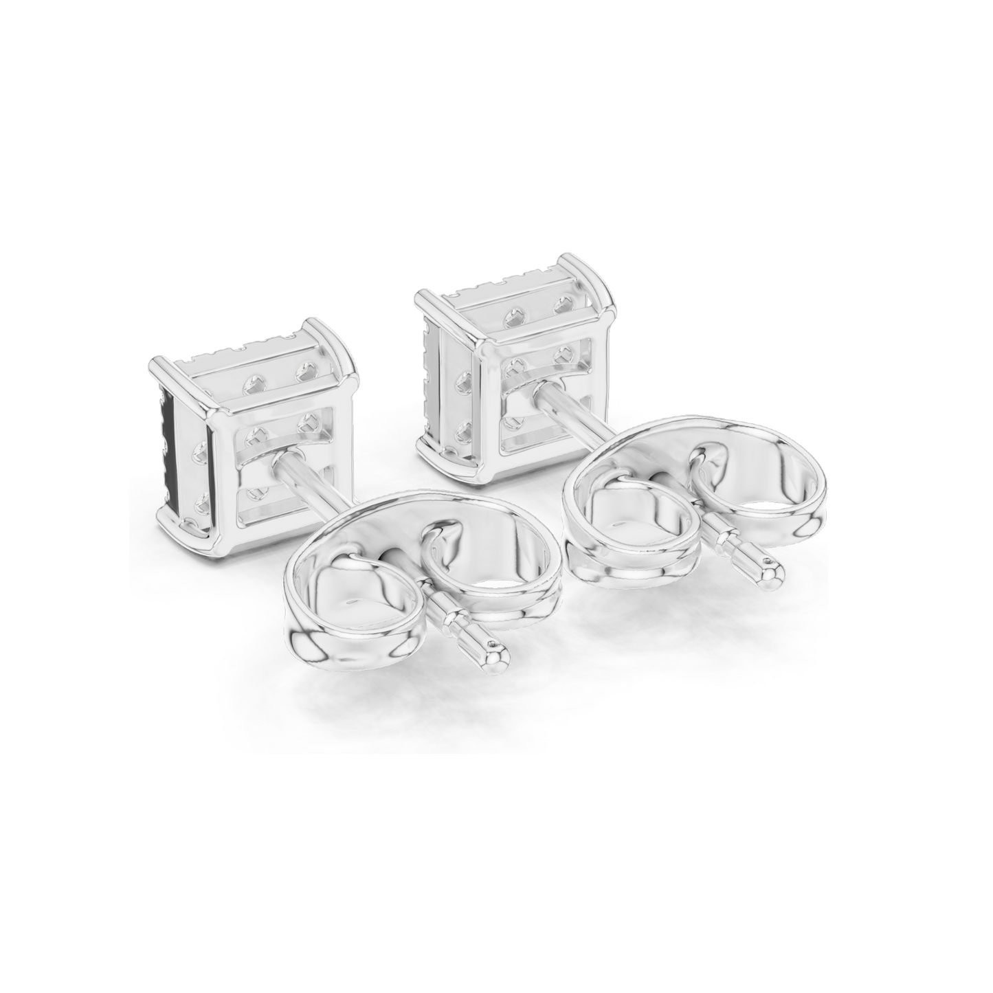0.18 CT Lab Diamond Stud Earrings | VVS-VS EF Clarity | 18KT, 14KT, 10KT Gold & 925 Silver | Rose, Yellow, White Gold & Moissanite Options