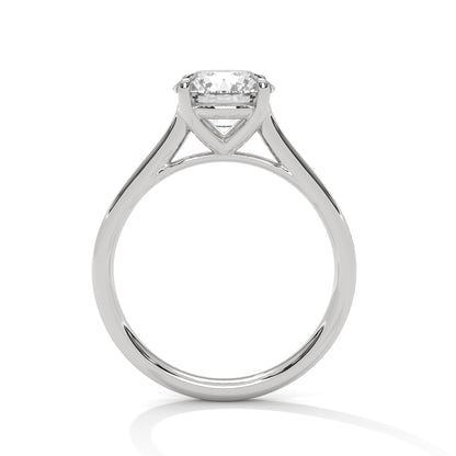 Elegant 2ct Lab Diamond Solitaire Engagement Ring | 14K Yellow, Rose & White Gold | Minimalist Round Cut Proposal Ring | Custom Gold Jewelry