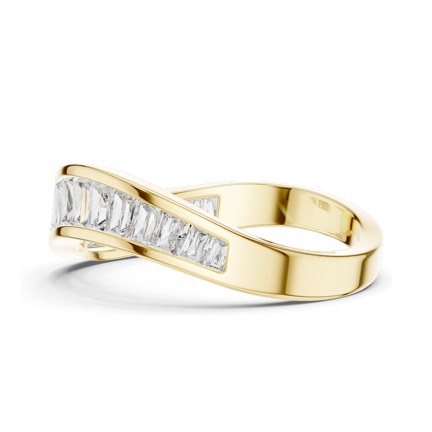 0.819 CT Princess Cut Lab Diamond Pave Band Ring for Women | VVS-VS EF Clarity | 18KT, 14KT, 10KT Gold & 925 Silver | Rose, Yellow, White Gold & Moissanite Options
