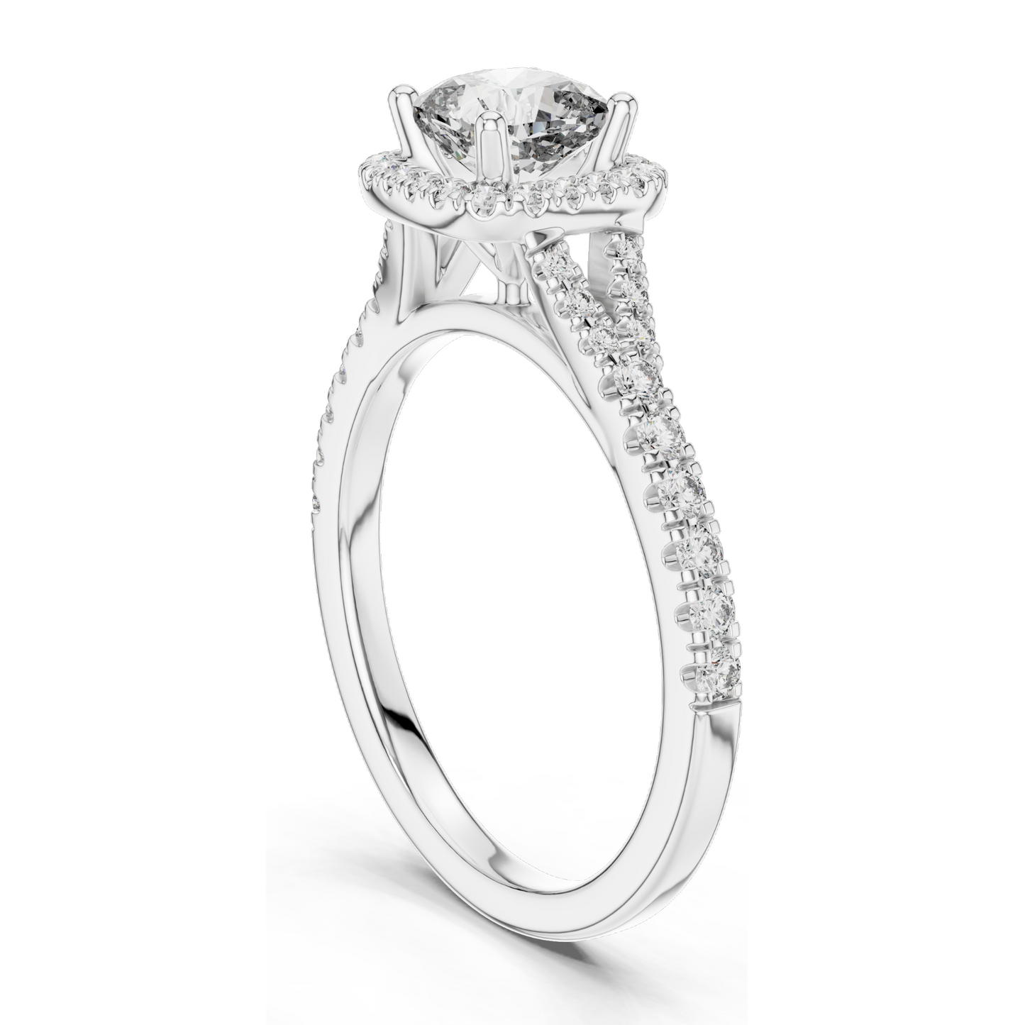 1.376 CT Lab Diamond Cushion Cut Engagement Ring | VVS-VS Clarity | 18KT, 14KT, 10KT Gold & 925 Silver | Rose, Yellow, White Gold Options | Luxury Fine Jewelry