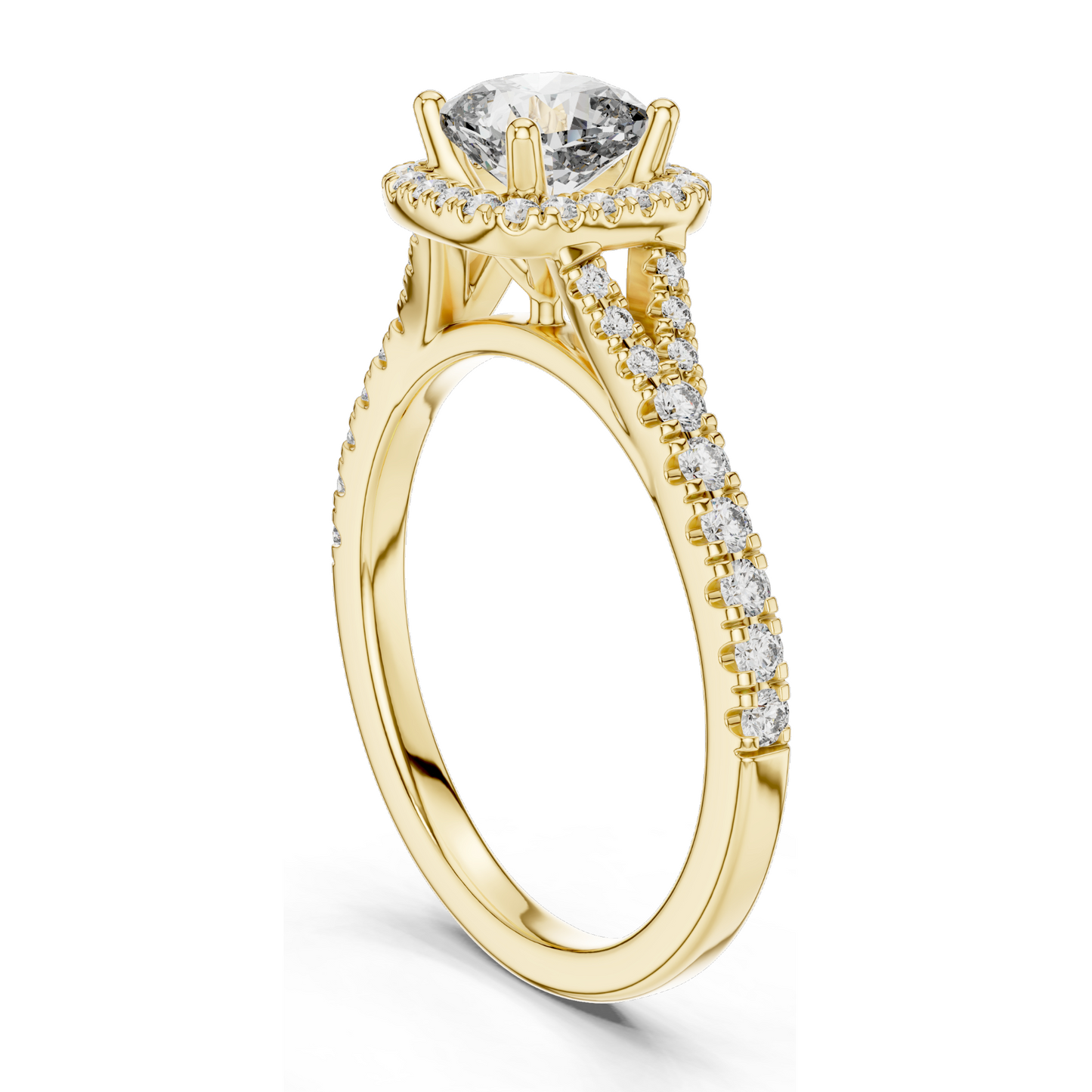 1.376 CT Lab Diamond Cushion Cut Engagement Ring | VVS-VS Clarity | 18KT, 14KT, 10KT Gold & 925 Silver | Rose, Yellow, White Gold Options | Luxury Fine Jewelry