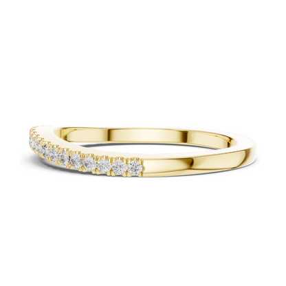 0.216 CT Lab-Grown Diamond Eternity Band | Round Brilliant Cut | 18KT, 14KT, 10KT Gold & 925 Silver | Rose, Yellow, White Gold Options | Luxury Fine Jewelry