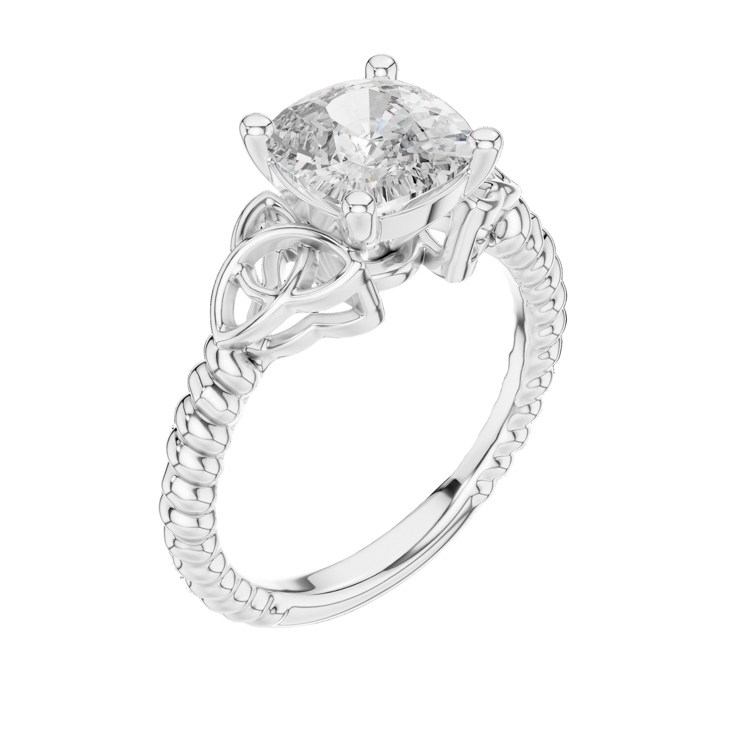2.43 CT Lab-Grown VVS-VS EF CVD Diamond Ring for Women | 18KT, 14KT, 10KT Gold & 925 Silver | Moissanite & Diamond Options | Rose, Yellow, White Gold