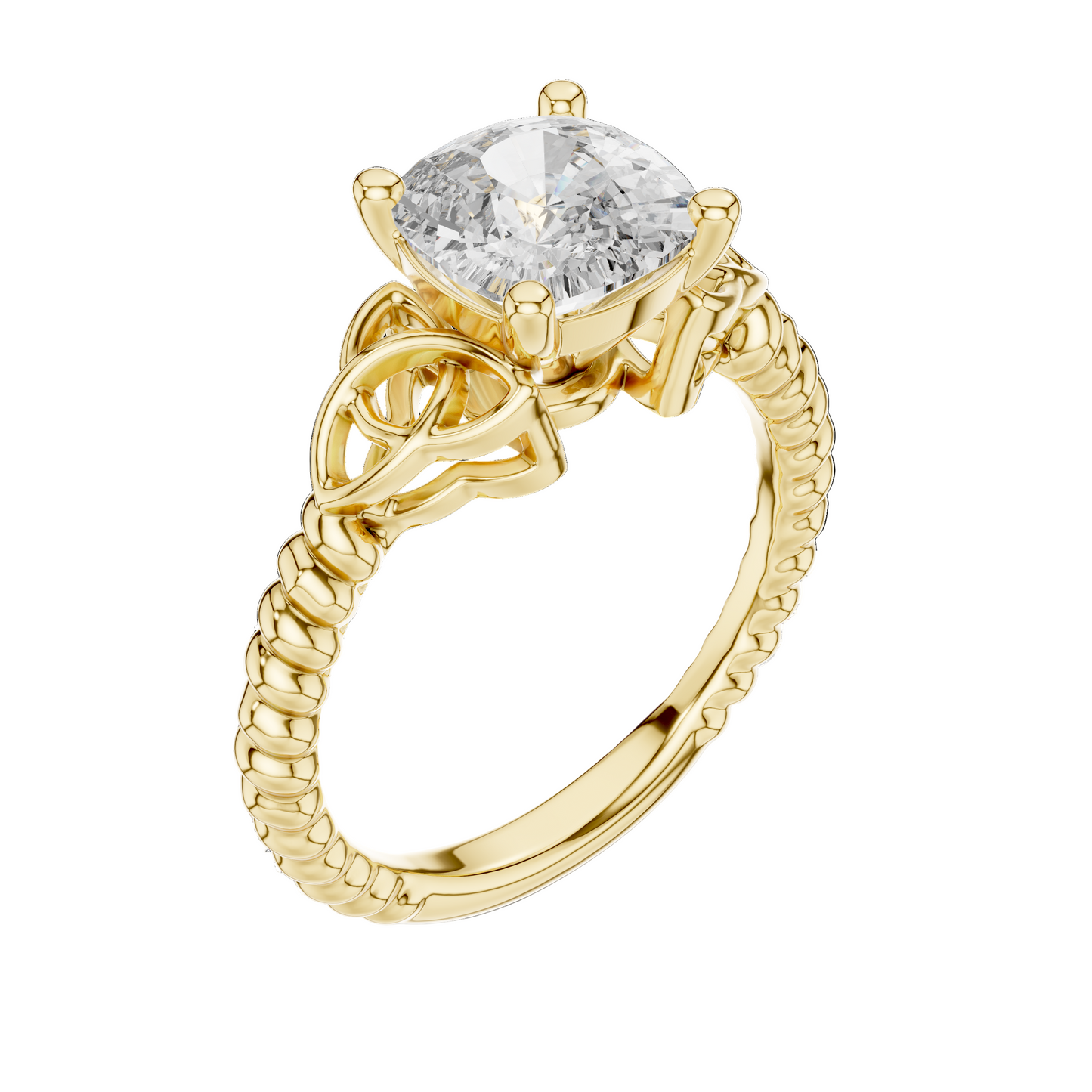2.43 CT Lab-Grown VVS-VS EF CVD Diamond Ring for Women | 18KT, 14KT, 10KT Gold & 925 Silver | Moissanite & Diamond Options | Rose, Yellow, White Gold