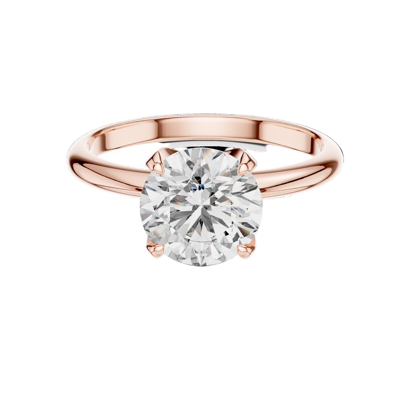 1.5 CT Lab-Grown VVS-VS EF CVD Diamond Engagement Ring for Women | 18KT, 14KT, 10KT Gold & 925 Silver | Moissanite & Diamond Options | Rose, Yellow, White Gold