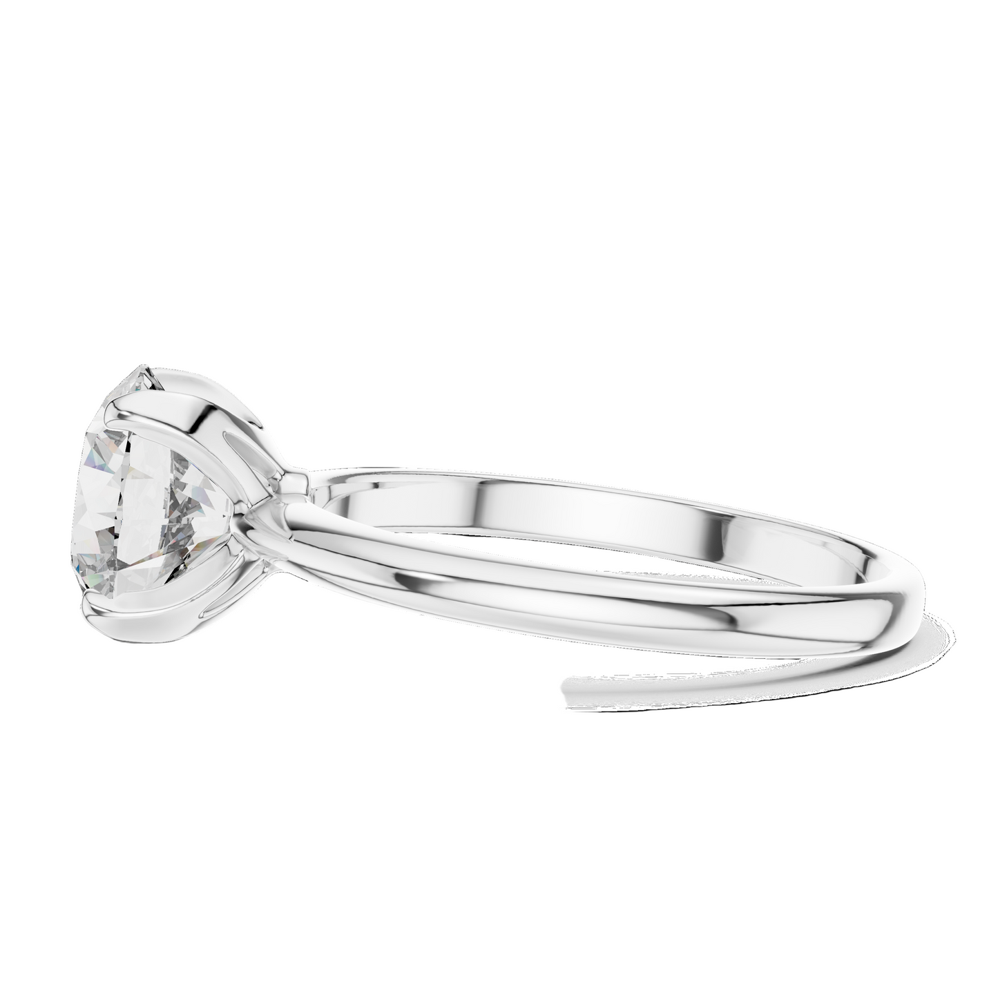 1.5 CT Lab-Grown VVS-VS EF CVD Diamond Engagement Ring for Women | 18KT, 14KT, 10KT Gold & 925 Silver | Moissanite & Diamond Options | Rose, Yellow, White Gold