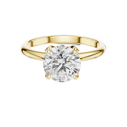 1.5 CT Lab-Grown VVS-VS EF CVD Diamond Engagement Ring for Women | 18KT, 14KT, 10KT Gold & 925 Silver | Moissanite & Diamond Options | Rose, Yellow, White Gold