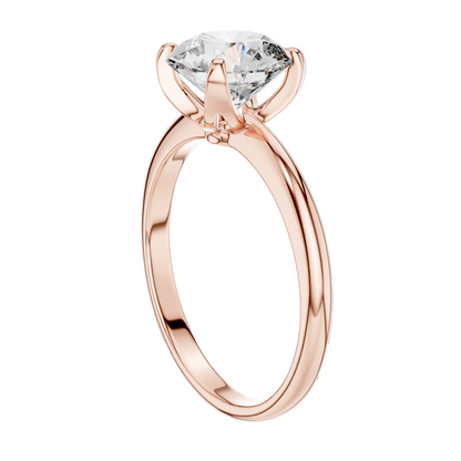 1.5 CT Lab-Grown VVS-VS EF CVD Diamond Engagement Ring for Women | 18KT, 14KT, 10KT Gold & 925 Silver | Moissanite & Diamond Options | Rose, Yellow, White Gold