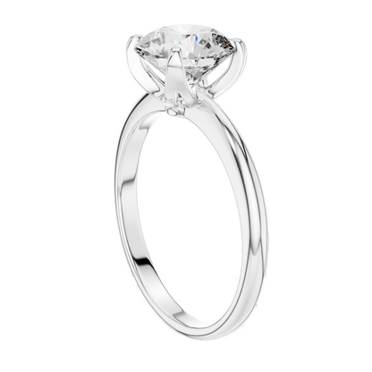 1.5 CT Lab-Grown VVS-VS EF CVD Diamond Engagement Ring for Women | 18KT, 14KT, 10KT Gold & 925 Silver | Moissanite & Diamond Options | Rose, Yellow, White Gold