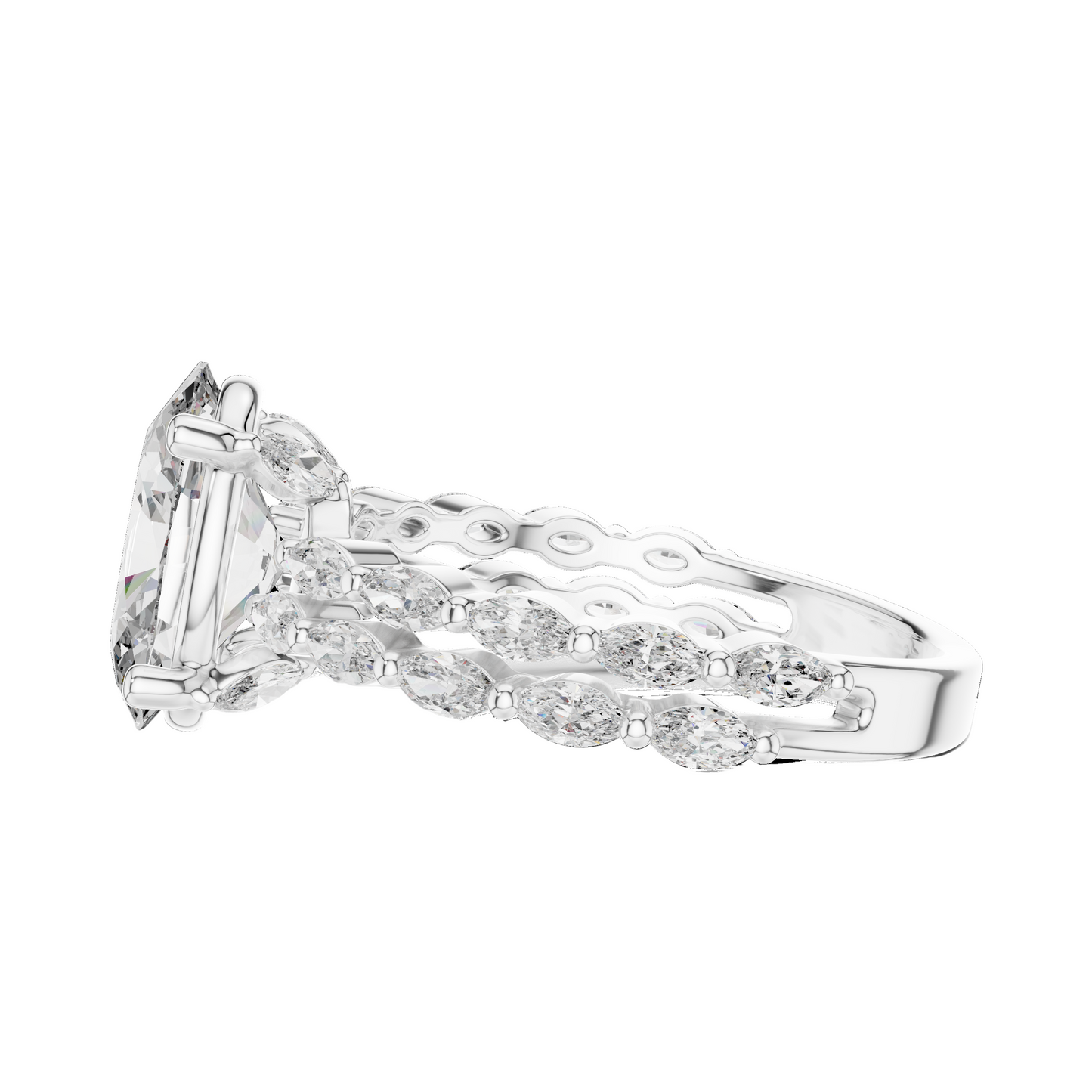 2.72 CT Lab Diamond Oval Solitaire Ring for Women | VVS-VS EF Clarity | 18KT, 14KT, 10KT Gold & 925 Silver | Rose, Yellow, White Gold & Moissanite Options