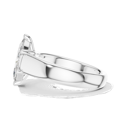 2.00 CT Marquise Lab Diamond Ring for Women | VVS–VS EF Clarity | 18KT, 14KT, 10KT Gold & 925 Silver | Rose, Yellow, White Gold & Moissanite Option